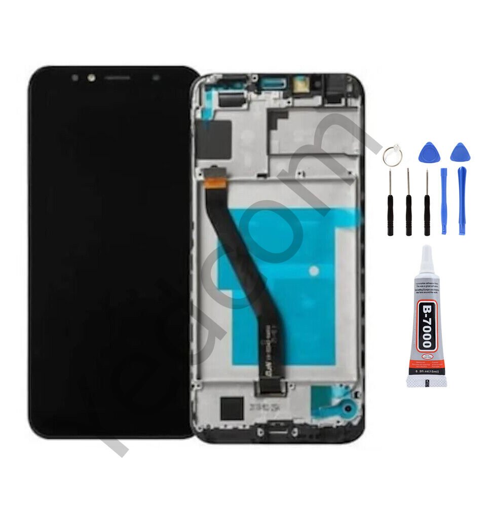 Huawei Y6 2018 Çıtalı Ekran Lcd Dokunmatik Tamir Seti Beraber Siyah