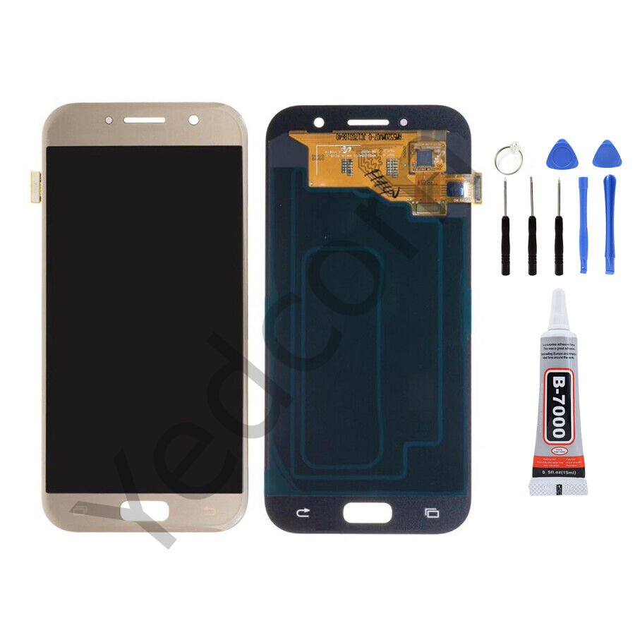 Samsung A5 2017 A520 Ekran Lcd Dokunmatik Tamir Seti Beraber Gold