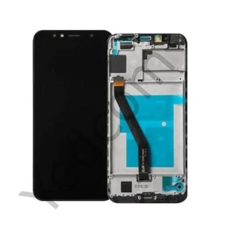 Huawei Y6 2018 Çıtalı Lcd Ekran ve Dokunmatik Komple Ekran Yüksek Kalite Siyah