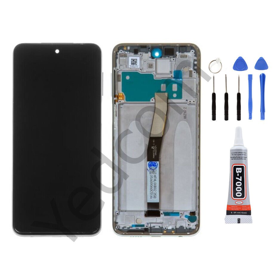 Xiaomi Redmi Note 9 Pro Çıtalı Ekran Lcd Dokunmatik Tamir Seti Beraber Beyaz