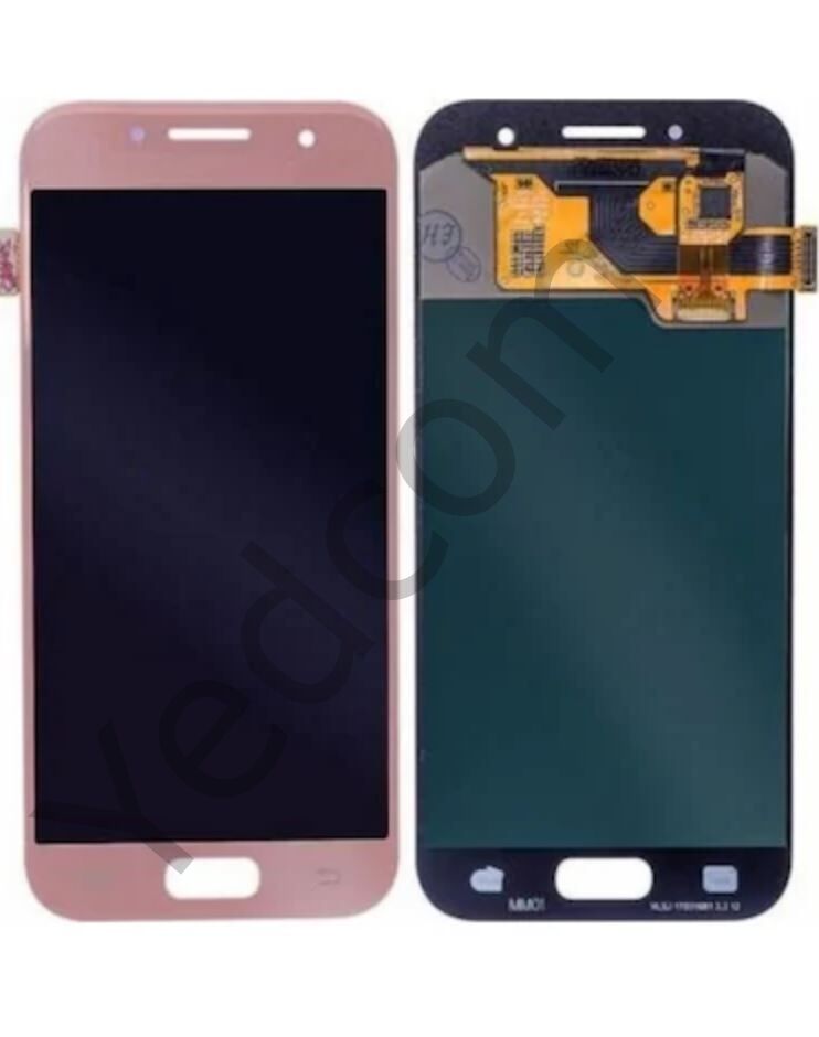 Samsung A5 2017 A520 Lcd Ekran ve Dokunmatik Komple Ekran Yüksek Kalite Pembe