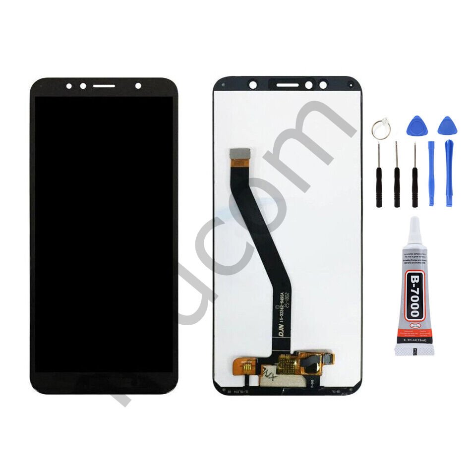 Huawei Y6 2018 Ekran Lcd Dokunmatik Tamir Seti Beraber Siyah