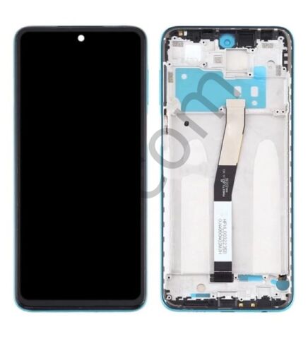 Xiaomi Redmi Note 9 Pro Çıtalı Lcd Ekran ve Dokunmatik Komple Ekran Yüksek Kalite Yeşil