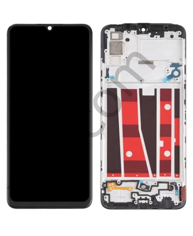 Oppo A91 Çıtalı Oled Lcd Ekran ve Dokunmatik Komple Ekran Yüksek Kalite
