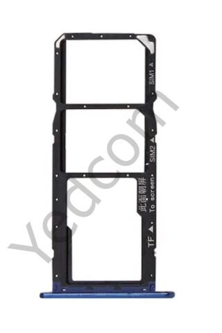 HUAWEİ Y6 2019 Sim Tepsisi Aparatı Sim Kart Yuvası Mavi