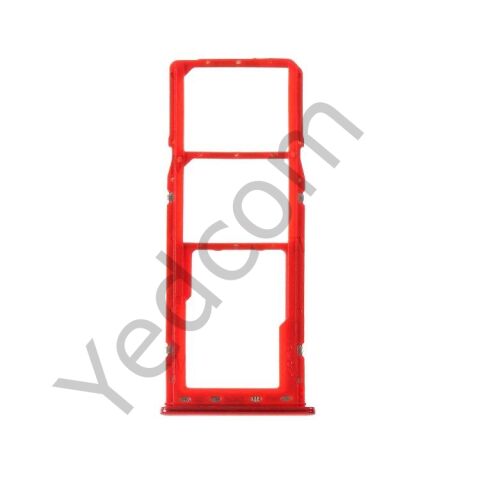 HUAWEİ Y7 2019 Sim Tepsisi Aparatı Sim Kart Yuvası Kırmızı