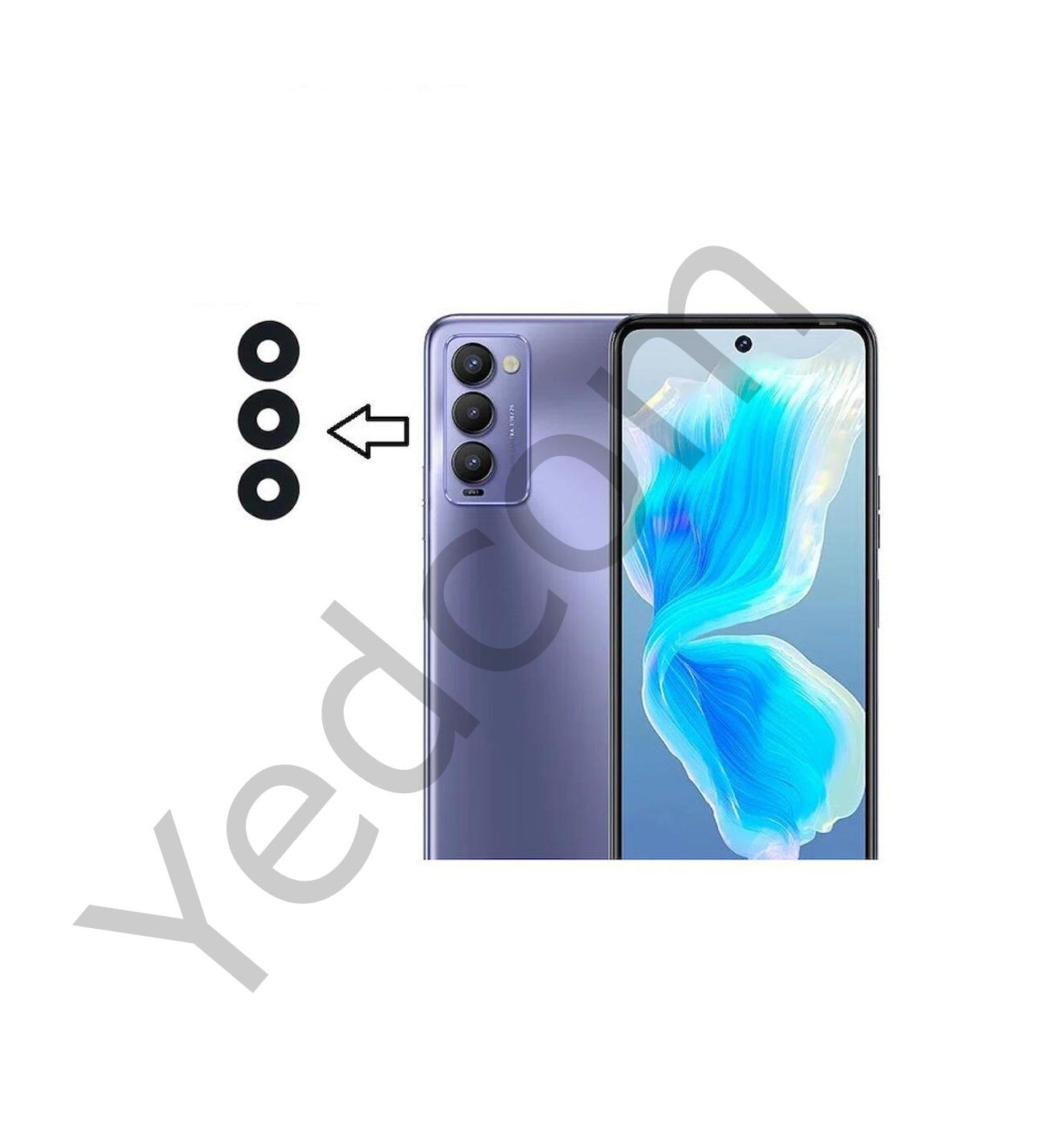 Tecno CAMON 18P Kamera Camı Kamera Lensi