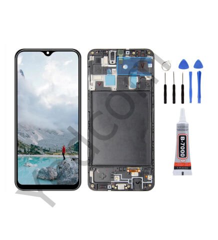 Samsung A20 A205F Çıtalı Ekran Lcd Dokunmatik Tamir Seti Beraber