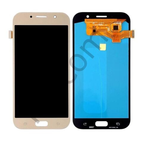 Samsung A7 2017 A720 Lcd Ekran ve Dokunmatik Komple Ekran Yüksek Kalite Gold