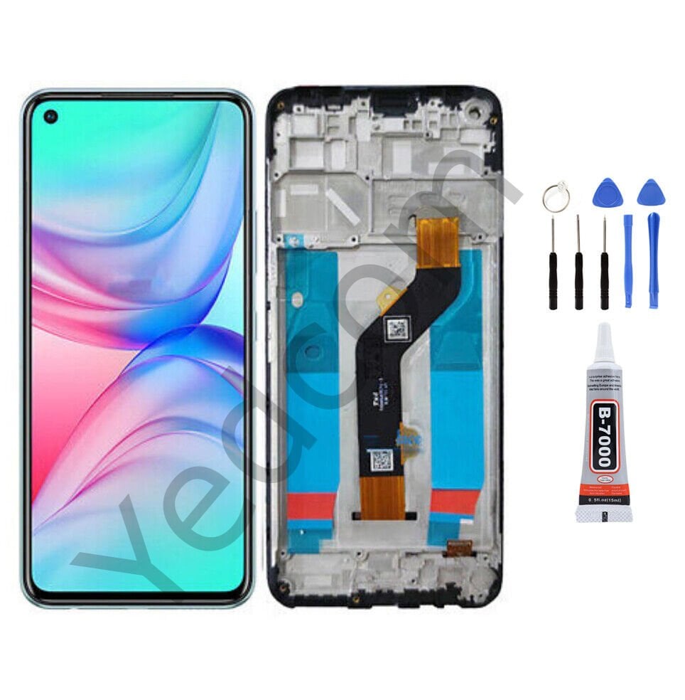 İnfinix Hot 10 Çıtalı Ekran Lcd Dokunmatik Tamir Seti Beraber