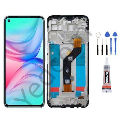 İnfinix Hot 10 Çıtalı Ekran Lcd Dokunmatik Tamir Seti Beraber