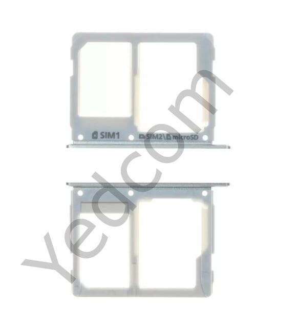 Samsung A710 Sim Kart Aparatı Sim Tepsisi Sim Kızağı Beyaz