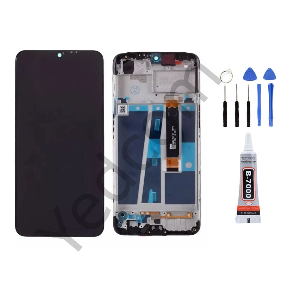 Oppo AX7 Çıtalı Ekran Lcd Dokunmatik Tamir Seti Beraber