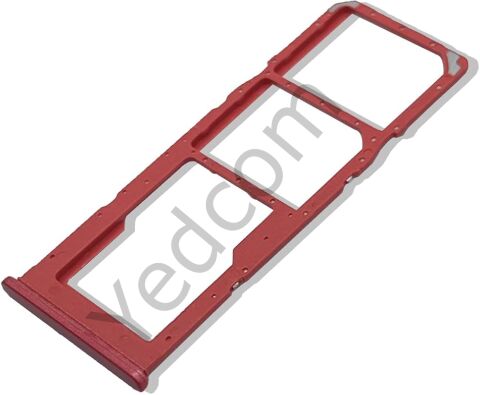 Samsung A750 Sim Kart Aparatı Sim Tepsisi Sim Kızağı Kırmızı