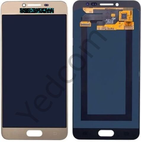 Samsung C5 C500 Lcd Ekran ve Dokunmatik Komple Ekran Yüksek Kalite Gold