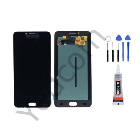 Samsung C7 Pro C7010 Ekran Lcd Dokunmatik Tamir Seti Beraber Siyah