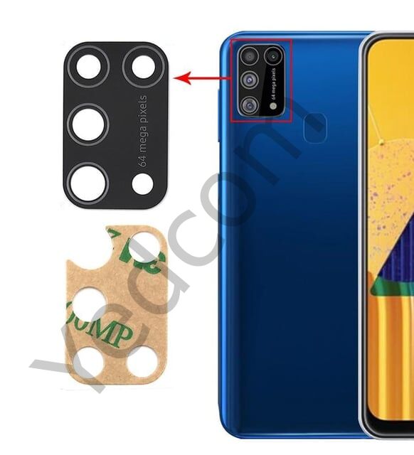 Samsung M31 Kamera Camı Kamera Lensi