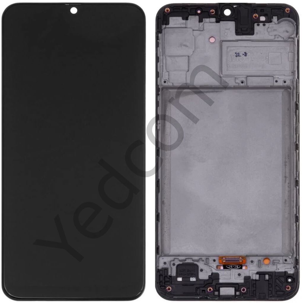 Samsung M31 M315 Çıtalı Lcd Ekran ve Dokunmatik Komple Ekran Yüksek Kalite