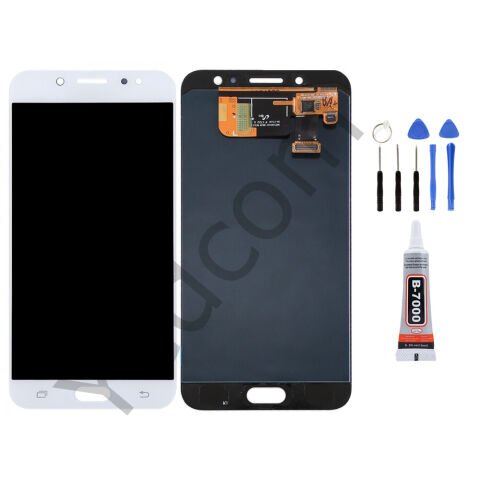 Samsung C8 C7100 Ekran Lcd Dokunmatik Tamir Seti Beraber Beyaz