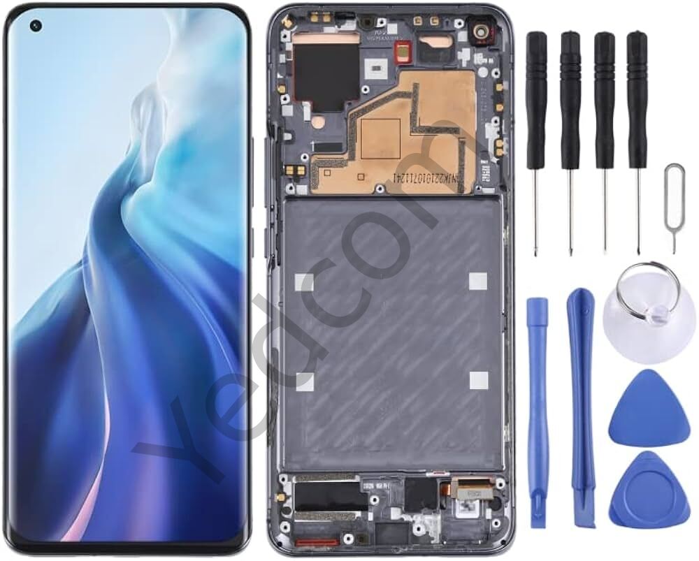 Xiaomi Mİ 11 Çıtalı Oled Ekran Lcd Dokunmatik Tamir Seti Beraber