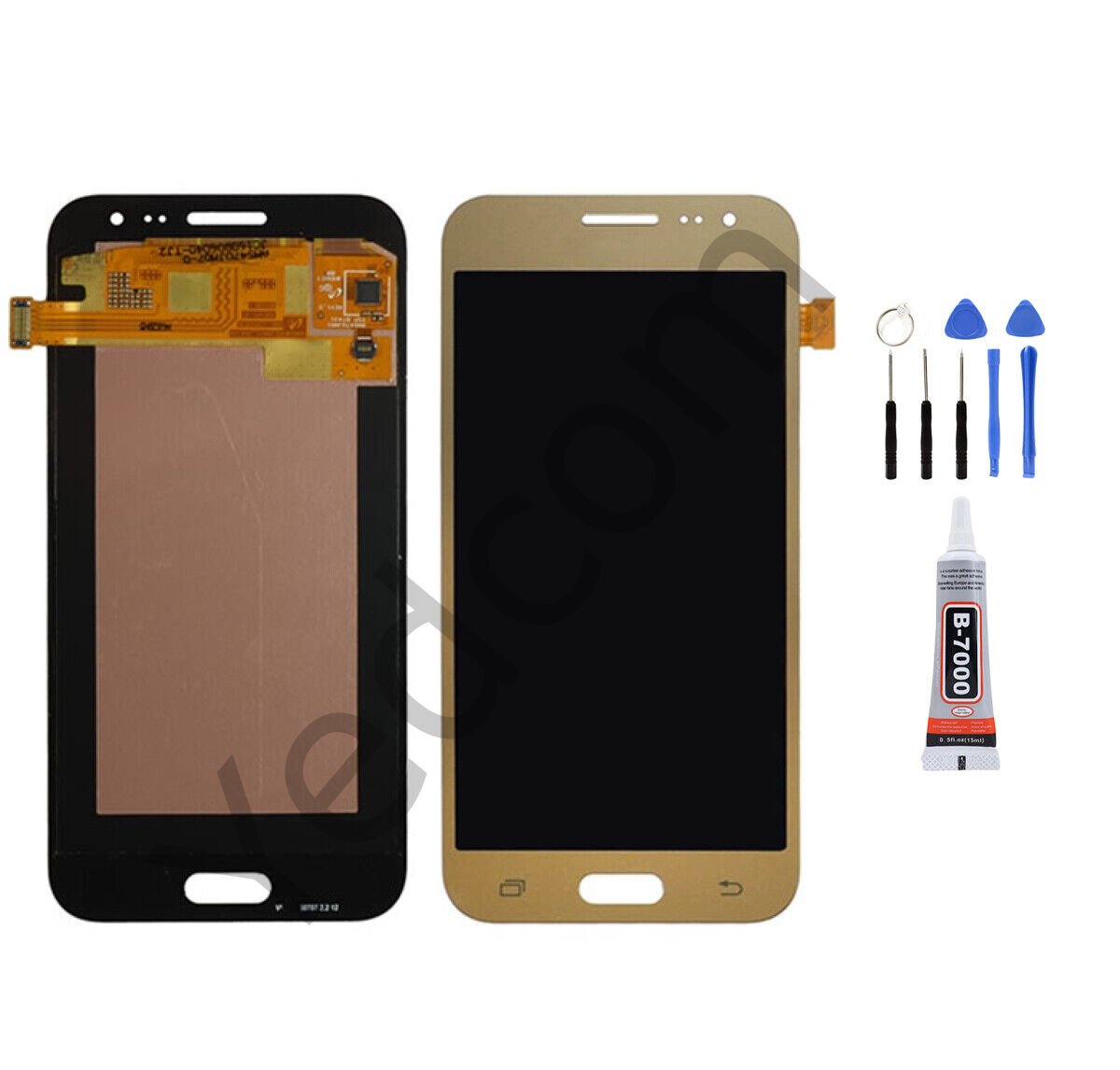 Samsung J2 J200 Ekran Lcd Dokunmatik Tamir Seti Beraber Gold
