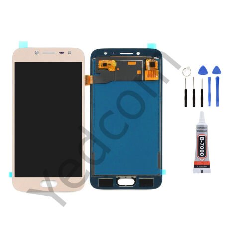 Samsung J2 Pro Ekran Lcd Dokunmatik Tamir Seti Beraber Gold