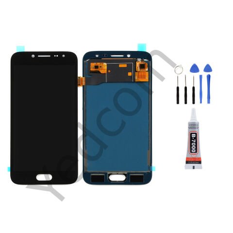 Samsung J2 Pro Ekran Lcd Dokunmatik Tamir Seti Beraber Siyah