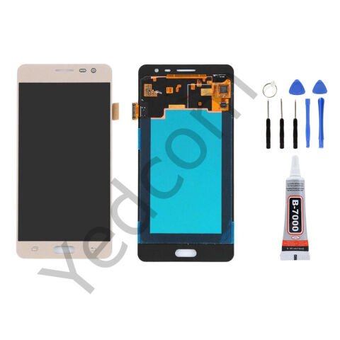 Samsung J3 Pro J330 Ekran Lcd Dokunmatik Tamir Seti Beraber Gold