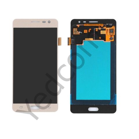 Samsung J3 Pro J330 Lcd Ekran ve Dokunmatik Komple Ekran Yüksek Kalite Gold
