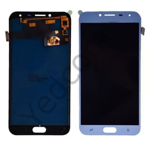 Samsung J4 J400F Lcd Ekran ve Dokunmatik Komple Ekran Yüksek Kalite Gümüş