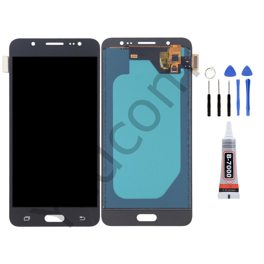 Samsung J5 2016 J510F Ekran Lcd Dokunmatik Tamir Seti Beraber Siyah