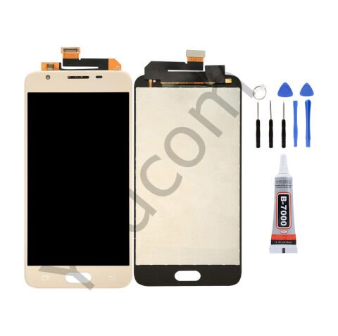 Samsung J5 PRİME G570F Ekran Lcd Dokunmatik Tamir Seti Beraber Gold