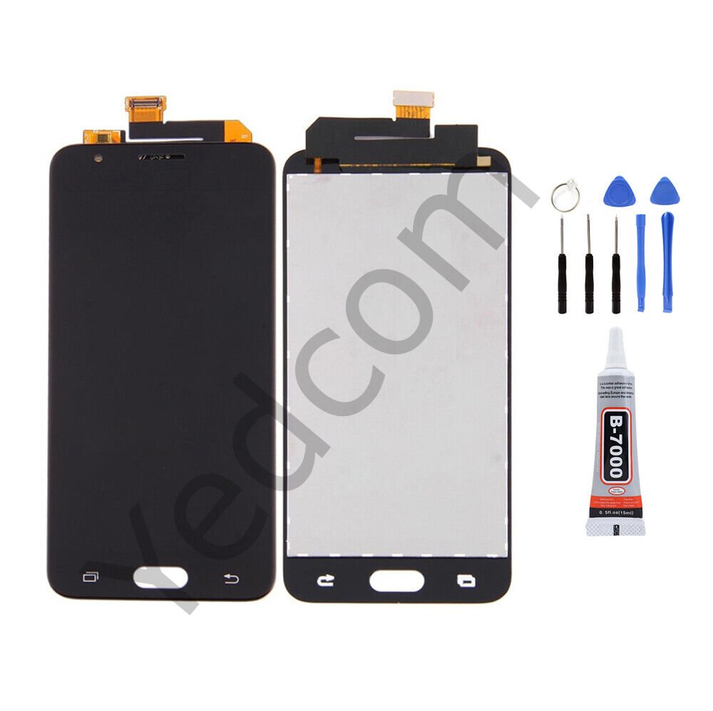Samsung J5 PRİME G570F Ekran Lcd Dokunmatik Tamir Seti Beraber Siyah