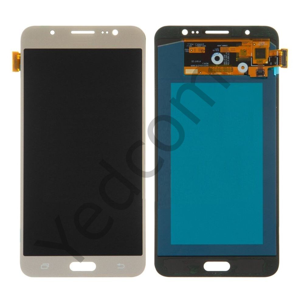 Samsung J7 2016 J710 Lcd Ekran ve Dokunmatik Komple Ekran Yüksek Kalite Gold