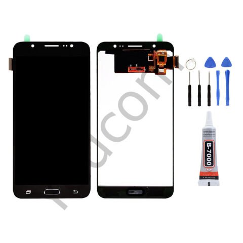 Samsung J7 2016 J710 Ekran Lcd Dokunmatik Tamir Seti Beraber Siyah