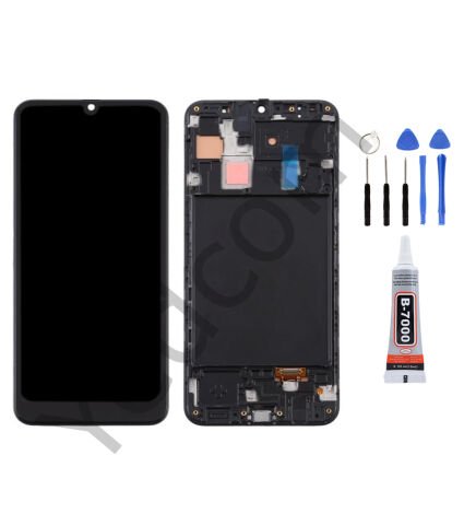 Samsung A30 A305F Çıtalı Ekran Lcd Dokunmatik Tamir Seti Beraber