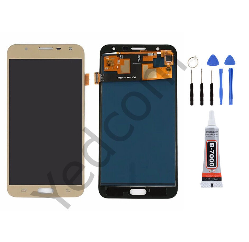 Samsung J7 CORE J701F Ekran Lcd Dokunmatik Tamir Seti Beraber Gold
