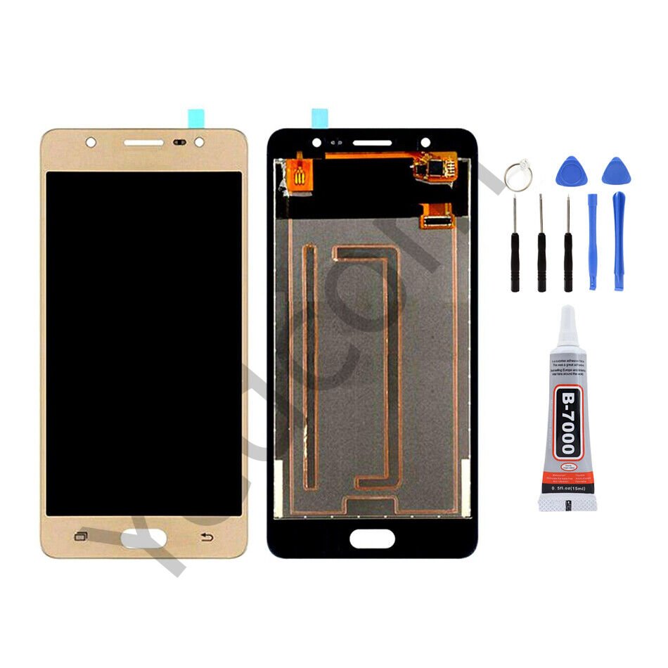 Samsung J7 MAX G615F Ekran Lcd Dokunmatik Tamir Seti Beraber Gold