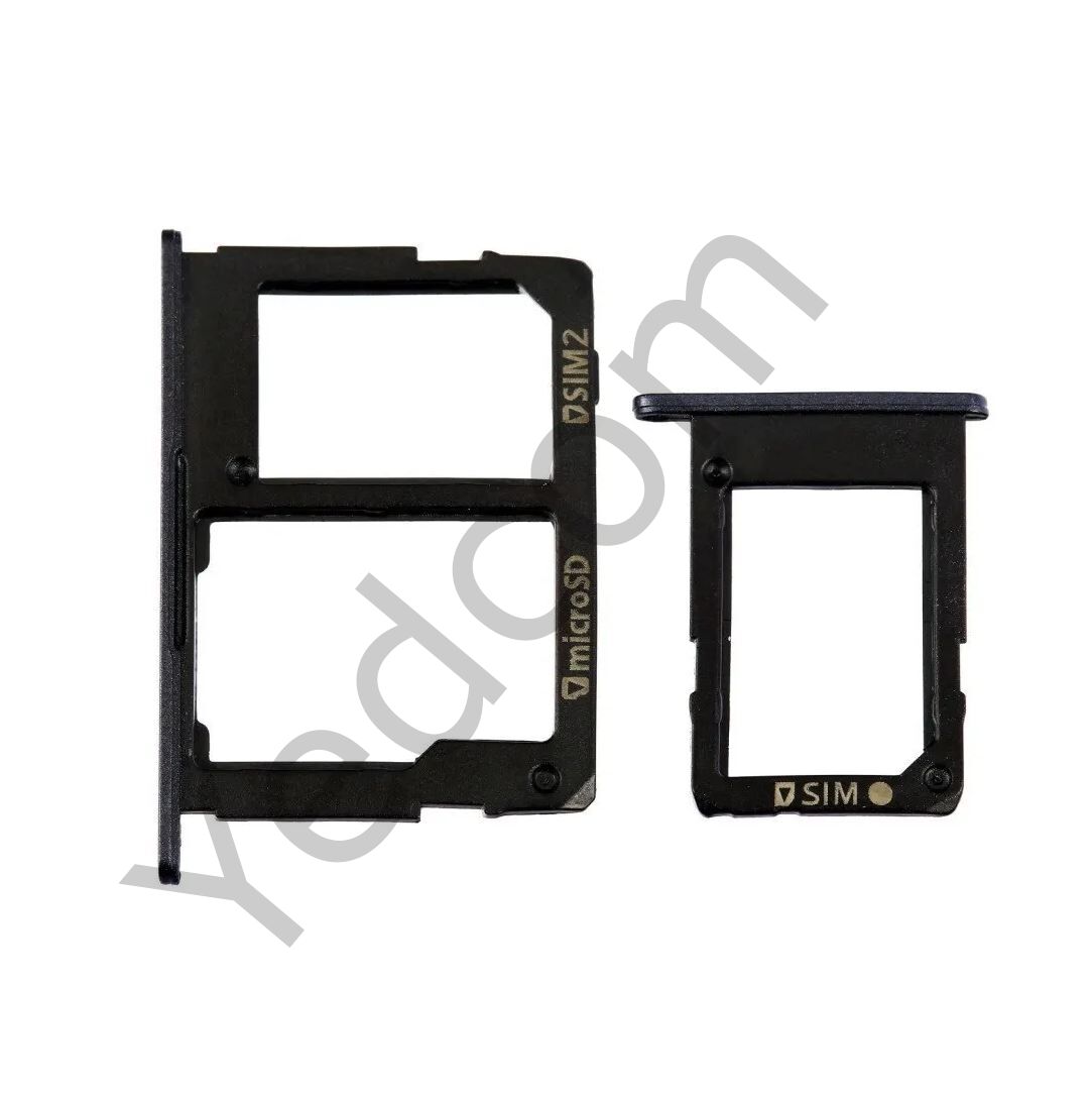 Samsung J7 MAX Sim Kart Aparatı Sim Tepsisi Sim Kızağı Siyah