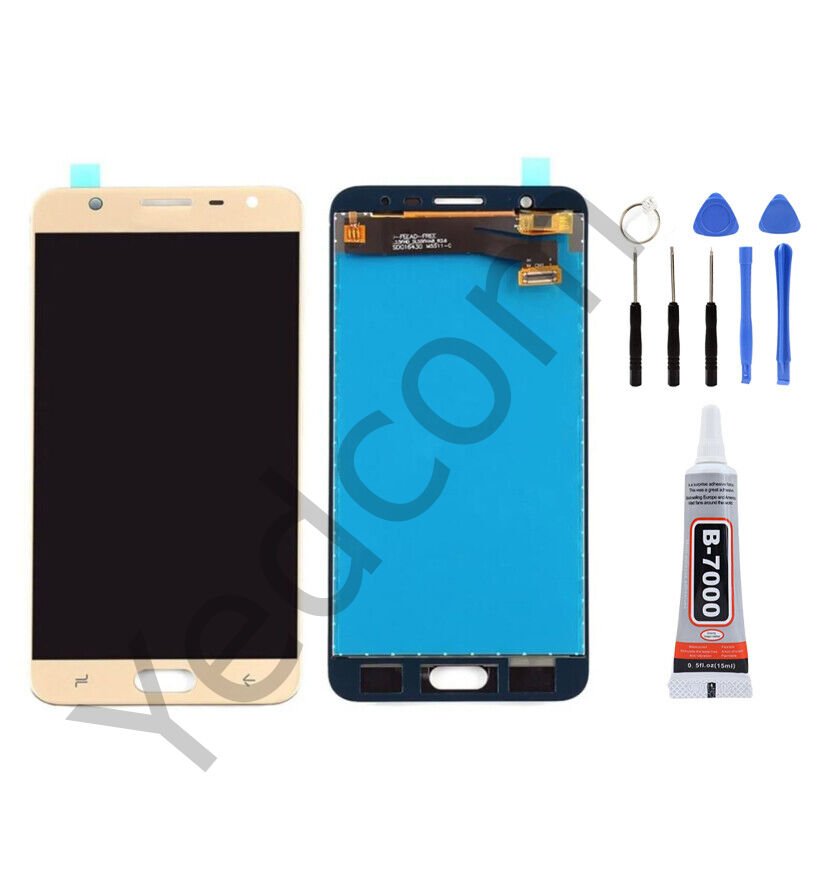 Samsung J7 PRİME 2 G611F Ekran Lcd Dokunmatik Tamir Seti Beraber Gold