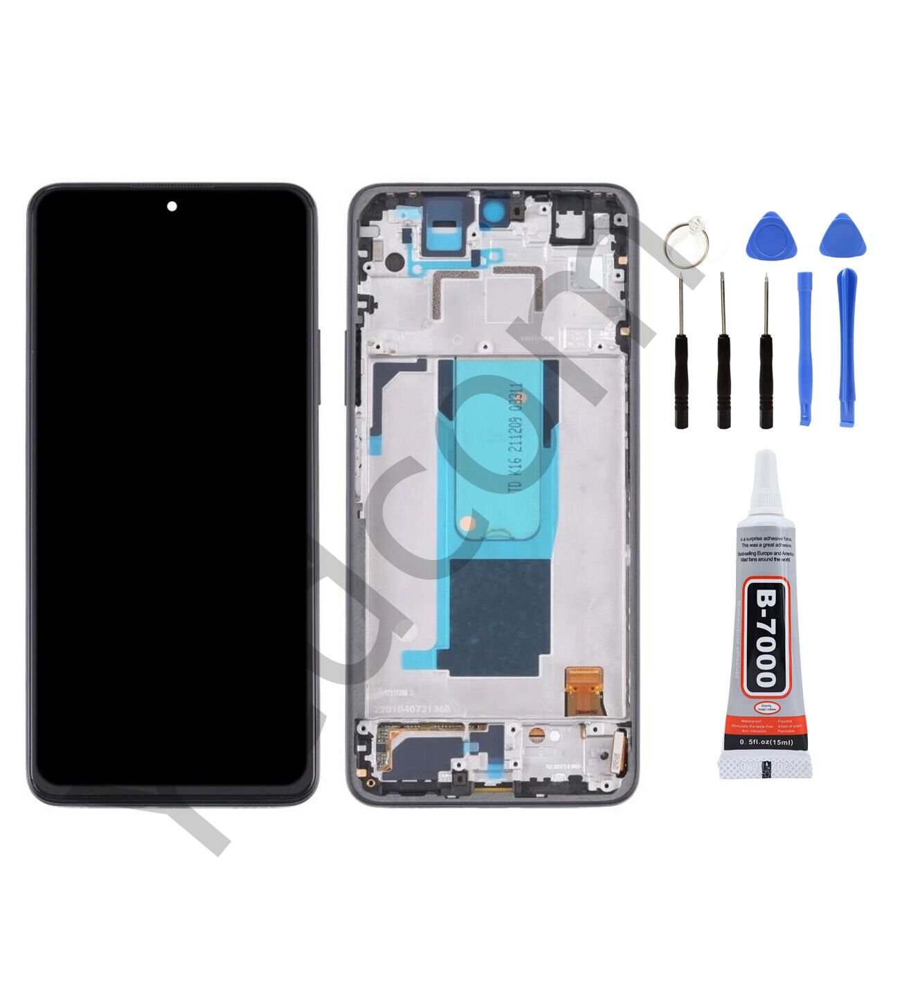 Xiaomi Redmi Note 12S Çıtalı Oled Ekran Lcd Dokunmatik Tamir Seti Beraber