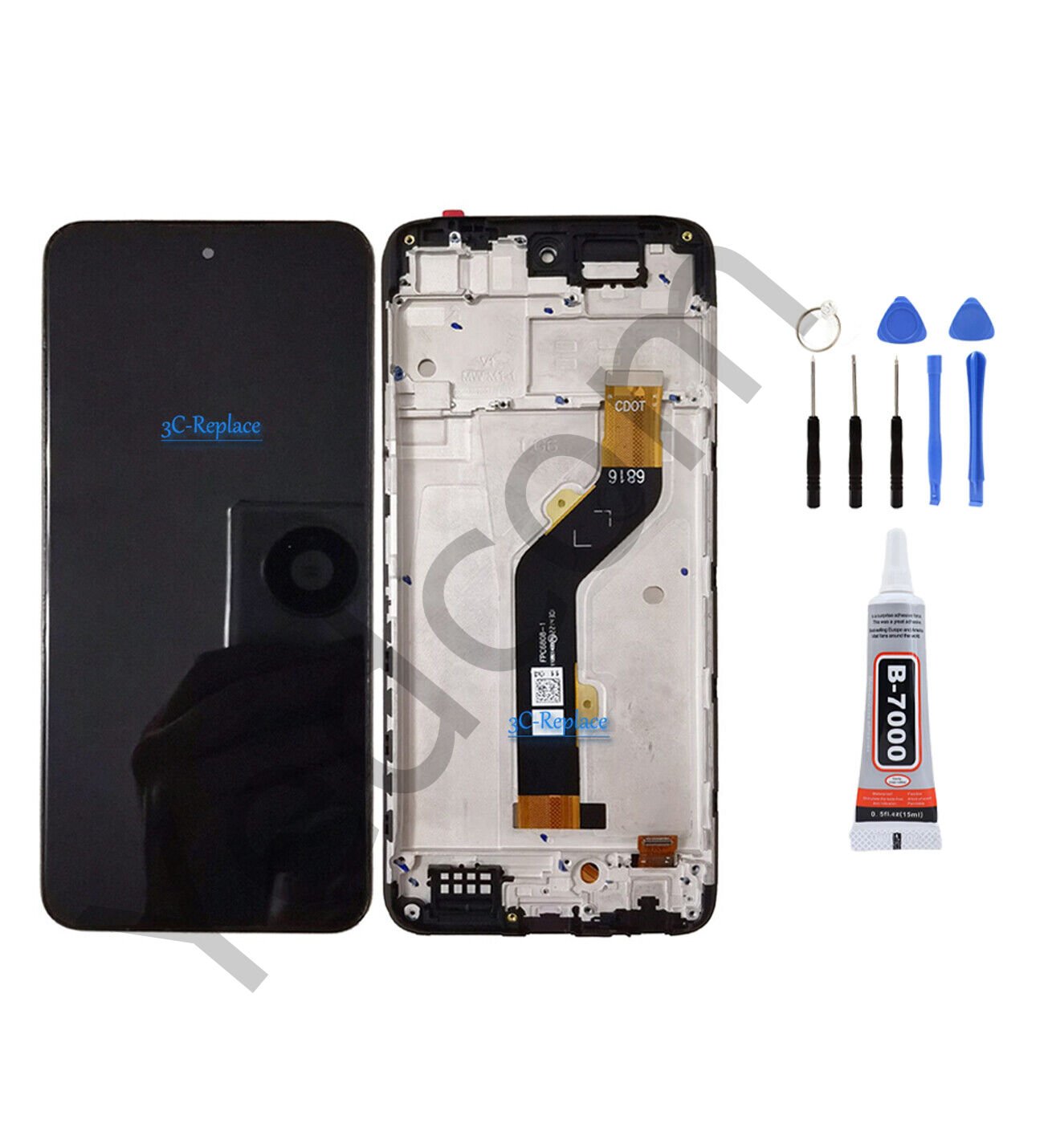 Tecno Pova Neo 2 Çıtalı Ekran Lcd Dokunmatik Tamir Seti Beraber