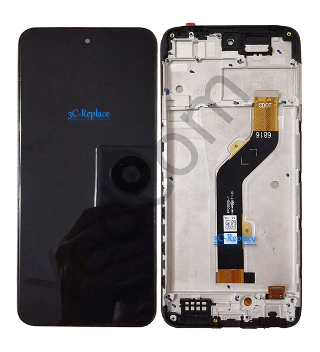 Tecno Pova Neo 2 Çıtalı Lcd Ekran ve Dokunmatik Komple Ekran Yüksek Kalite