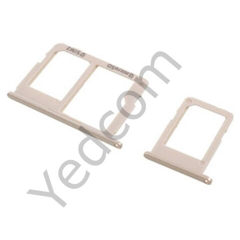 Samsung J7 PRİME Sim Kart Aparatı Sim Tepsisi Sim Kızağı Gold