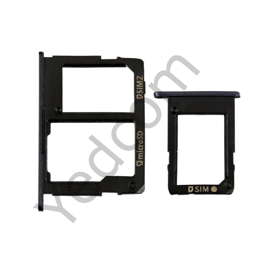 Samsung J7 PRİME Sim Kart Aparatı Sim Tepsisi Sim Kızağı Siyah