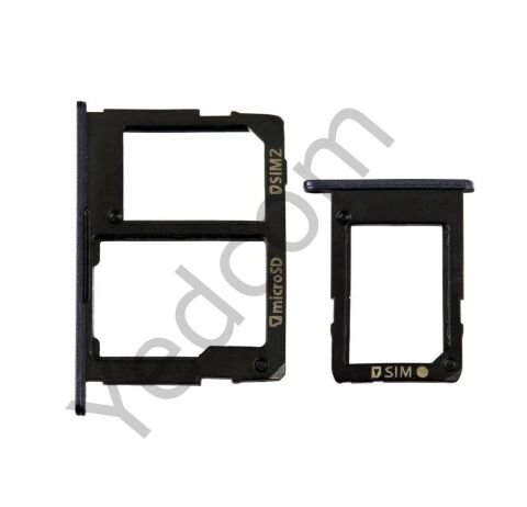 Samsung J7 PRİME Sim Kart Aparatı Sim Tepsisi Sim Kızağı Siyah