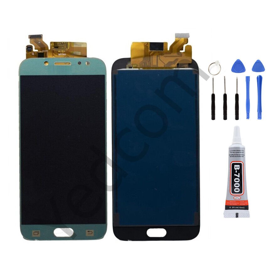 Samsung J7 Pro J730F Ekran Lcd Dokunmatik Tamir Seti Beraber Gold