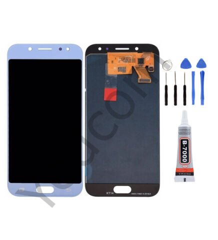 Samsung J7 Pro J730F Ekran Lcd Dokunmatik Tamir Seti Beraber Mavi