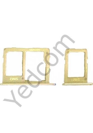 Samsung J8 Sim Kart Aparatı Sim Tepsisi Sim Kızağı Gold