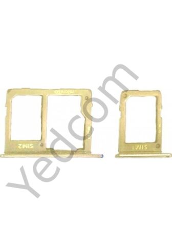 Samsung J8 Sim Kart Aparatı Sim Tepsisi Sim Kızağı Gold